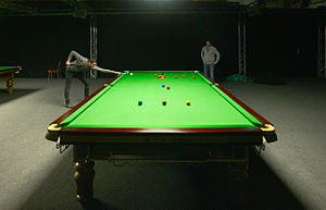 Snooker table Selby gyakorol