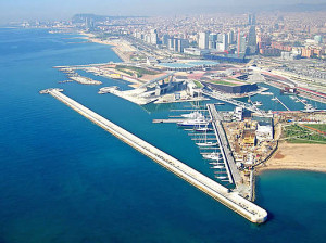 Barcelona kikötő
