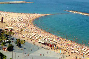 Barcelona tengerpart