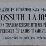 Kossuth emléktábla