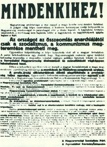 Magyar-Tanacskoztarsasag-felhivasa
