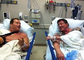 Arnold Schwarzenegger és Sylvester Stallone 